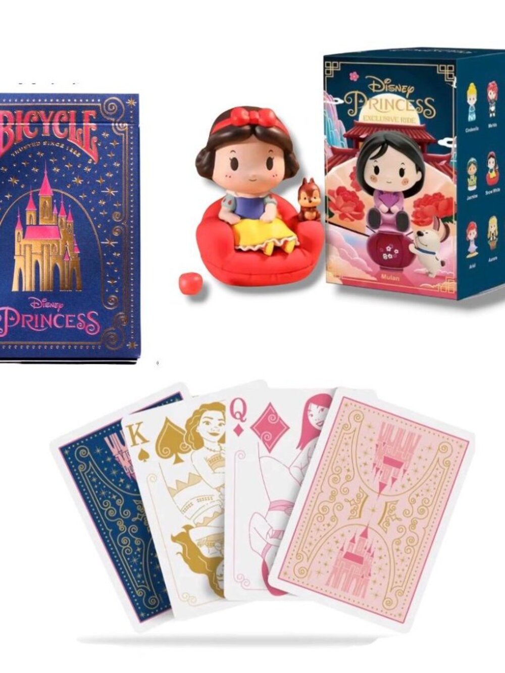 NEW- DISNEY PRINCESS (COLLECTORS BUNDLE) BLINDBOX & PLAYING CARDS - Picture 8 of 8
